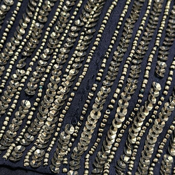 Adrianna Papell Sequin Dress with Tie Back - Size US 4 / EU 36, New with Tags - Picture 9 of 9